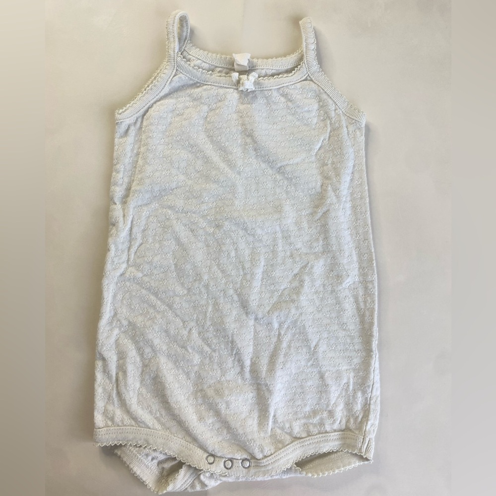 Quincy Mae Organic Pointelle Tank Bodysuit